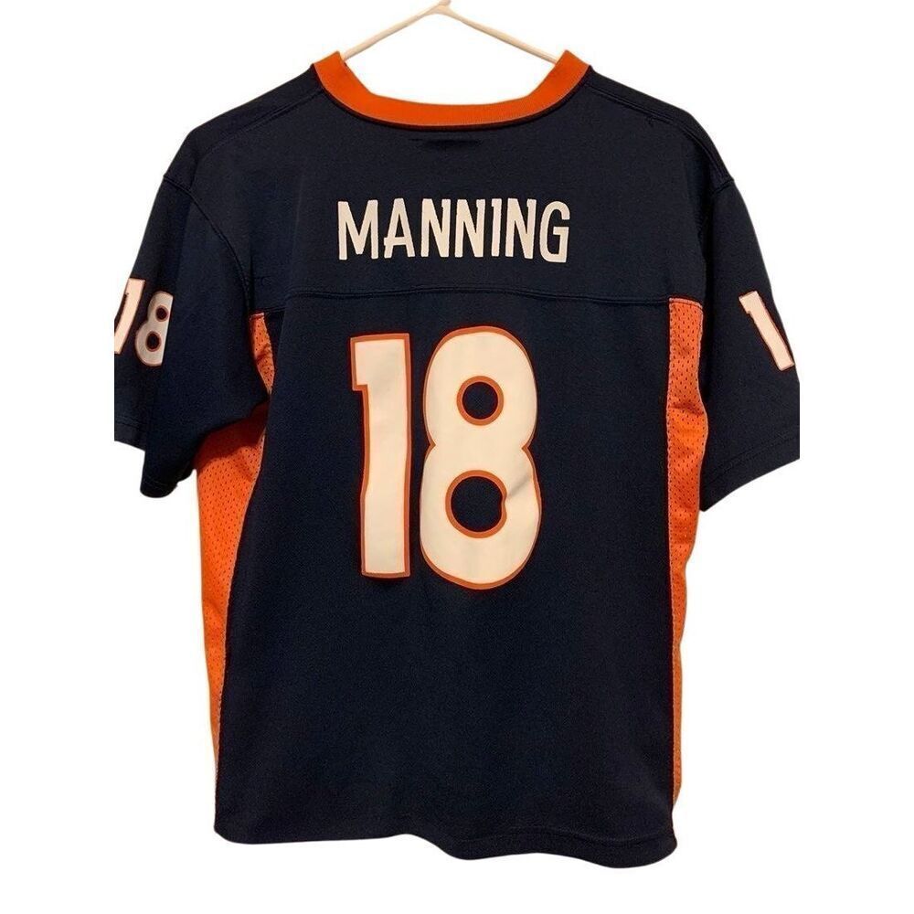 Denver Broncos Peyton Manning Size Youth Large NFL Jersey